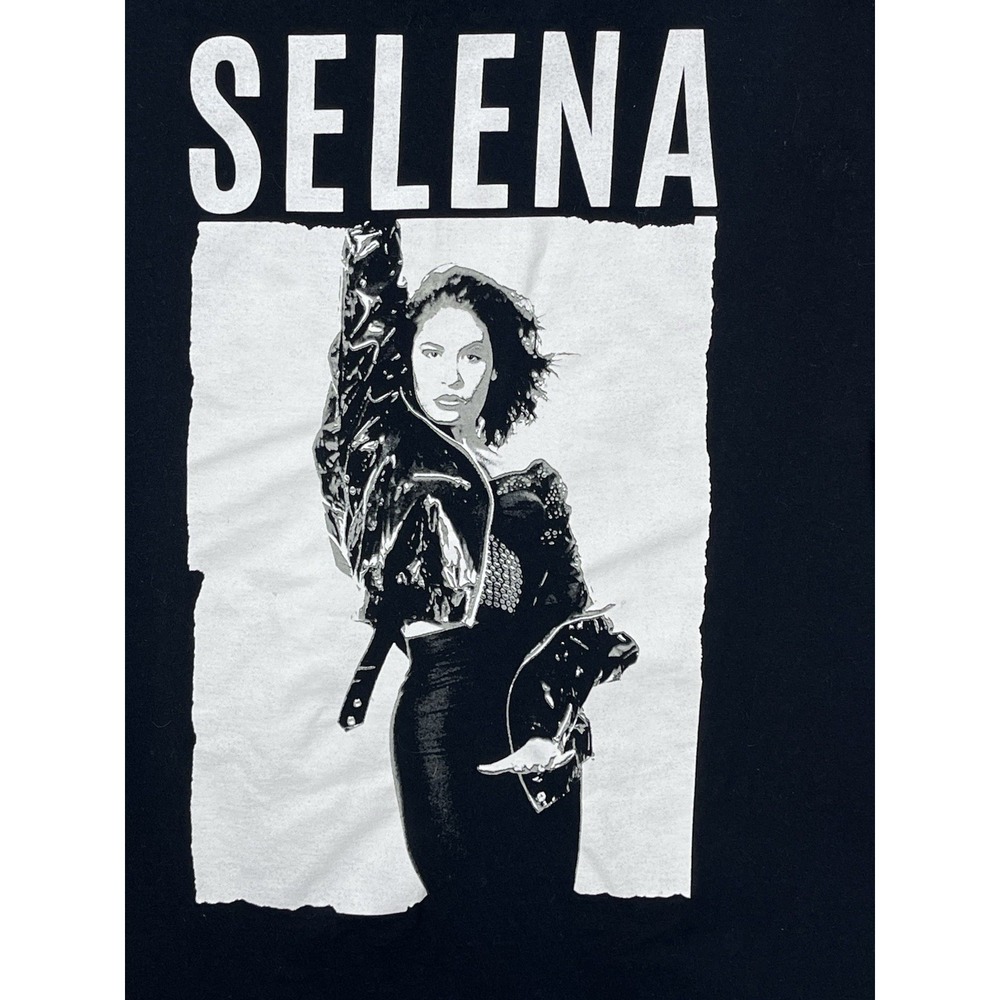 Selena Official Selena Merchandise T-Shirt 2XL Black With White Graphics 2019 - Picture 2 of 6